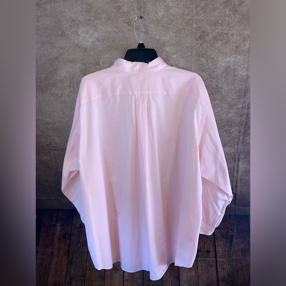 Polo Ralph Lauren-Player Logo- Classic Fit LS Oxford Shirt-Pink-18” 34/35-EUC - Picture 5 of 5